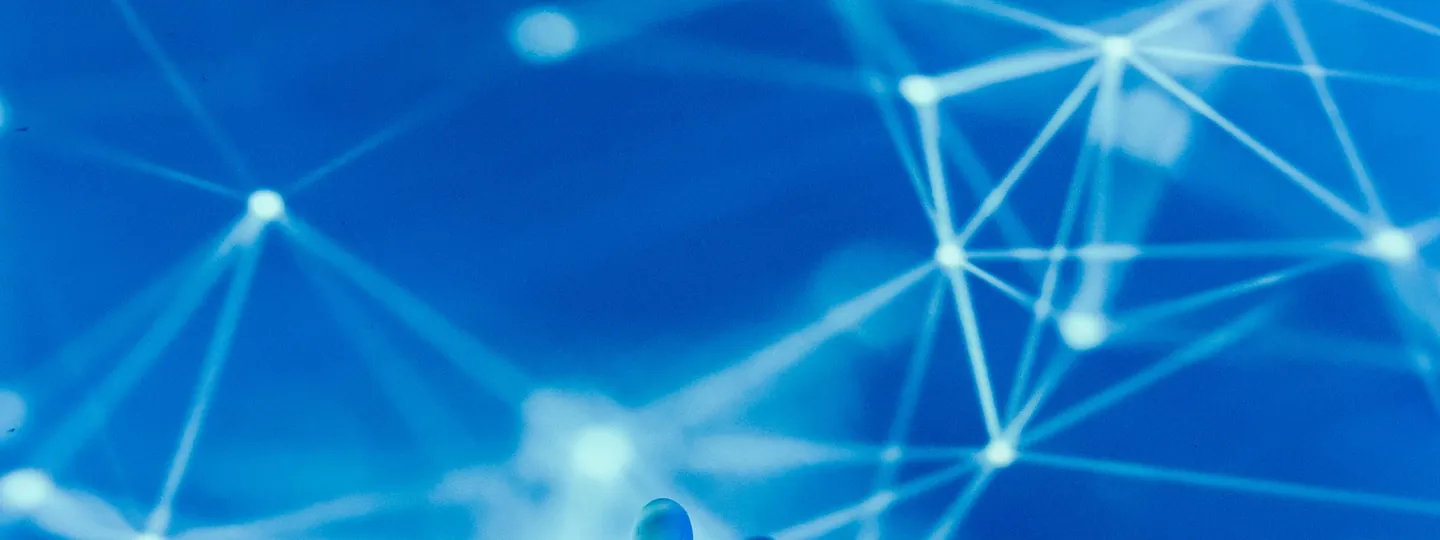 Red de conexiones digitales que representa la inteligencia artificial